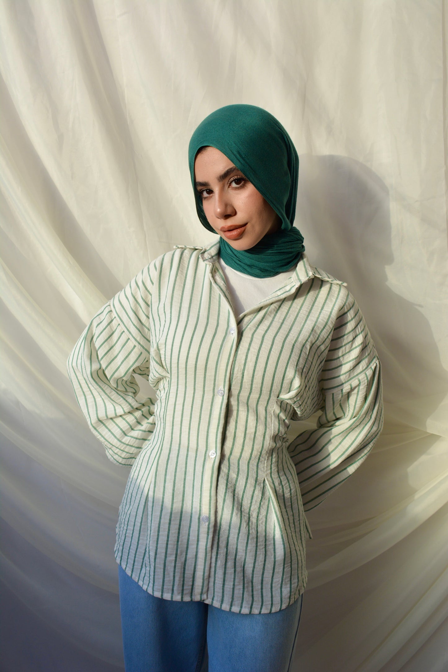 Belted shirt