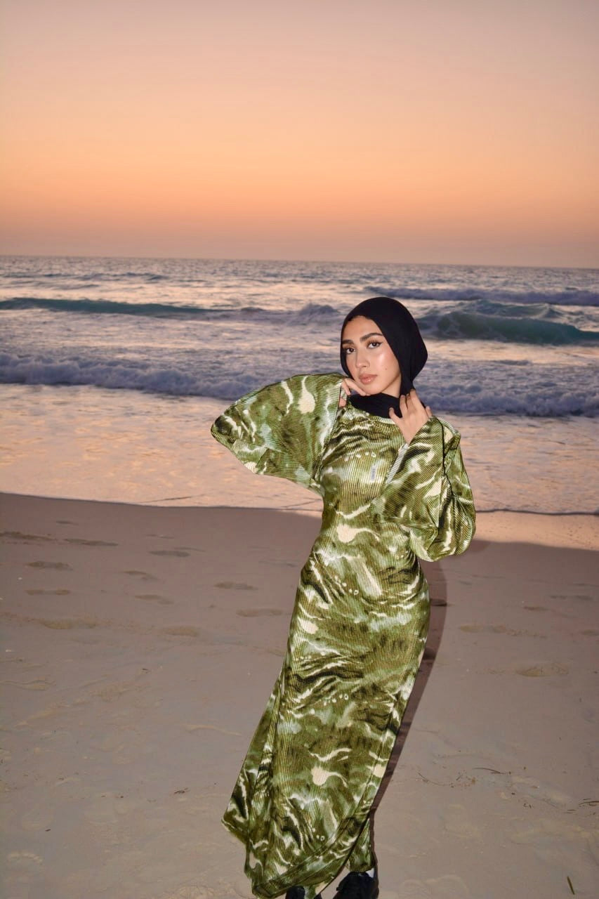 Soft Wave Dress (OLIVE)