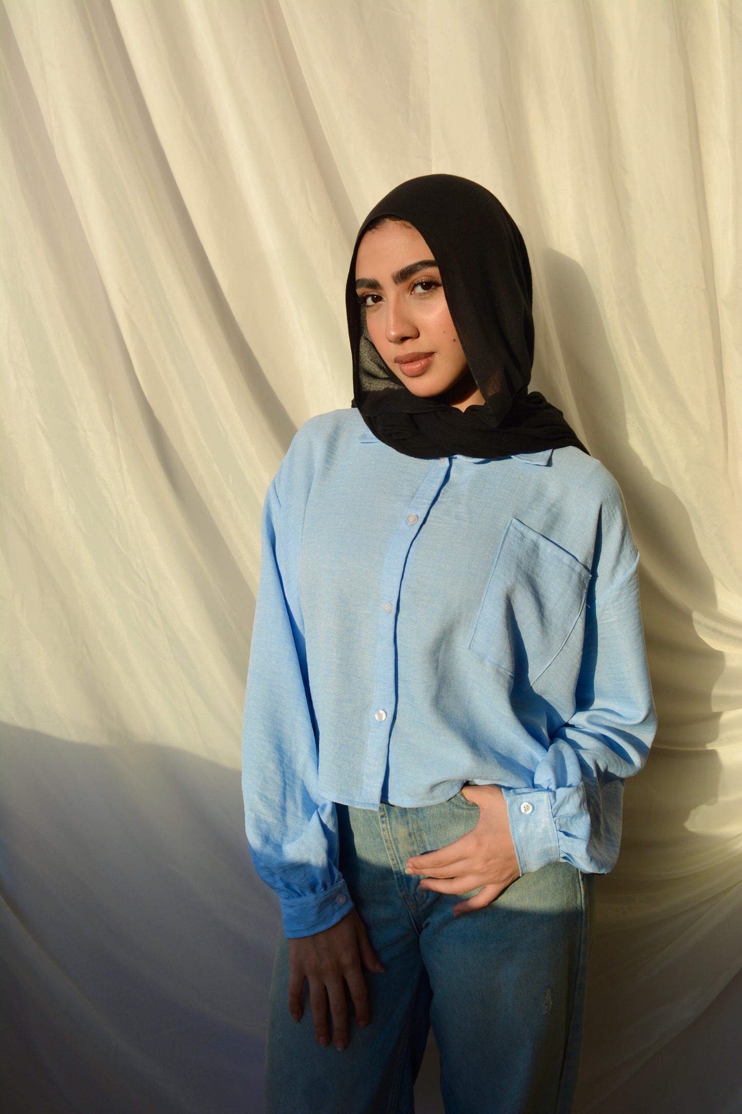 Sunset Ease Shirt -blue
