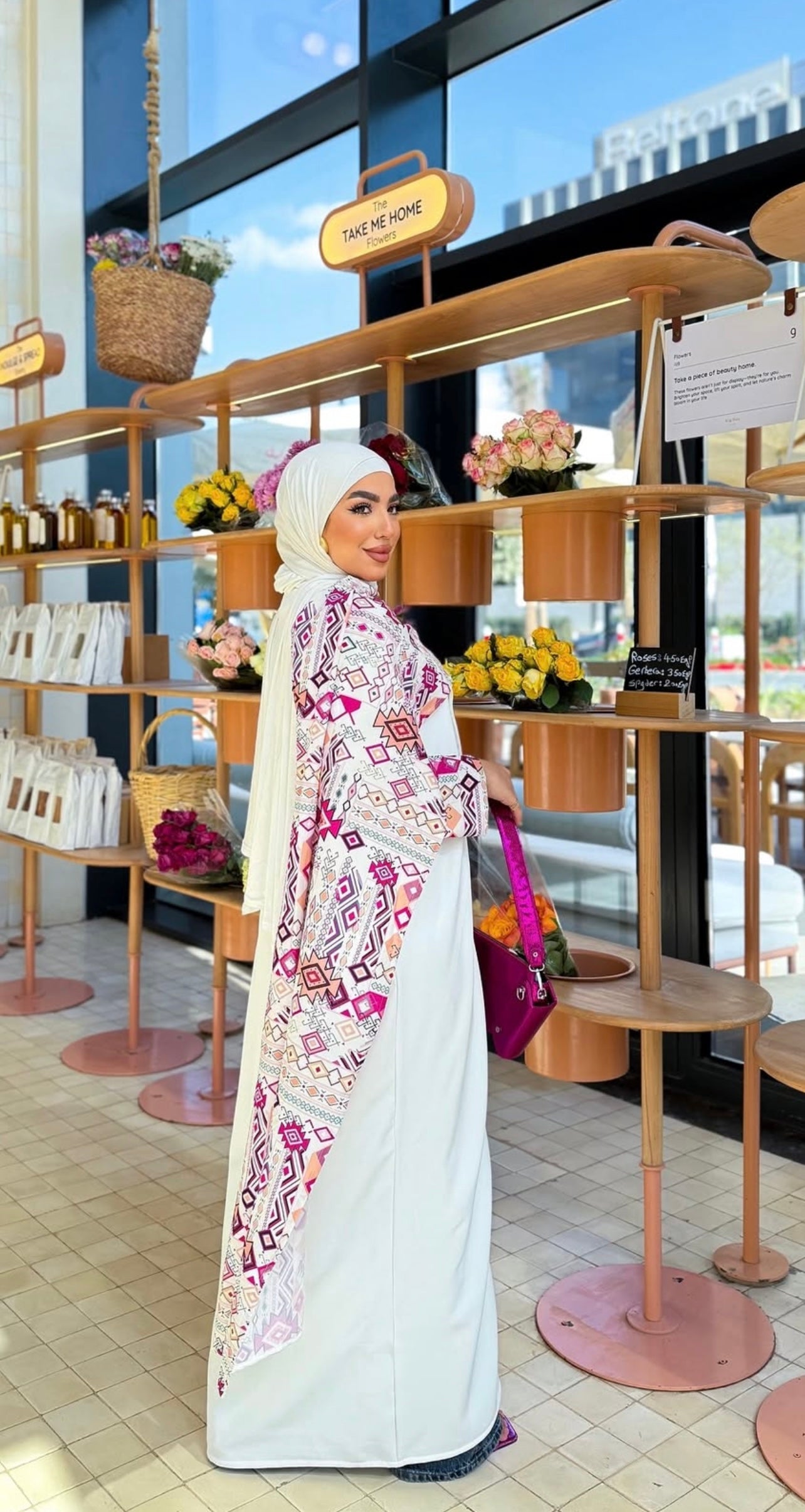 Pinksh Wrap Abaya
