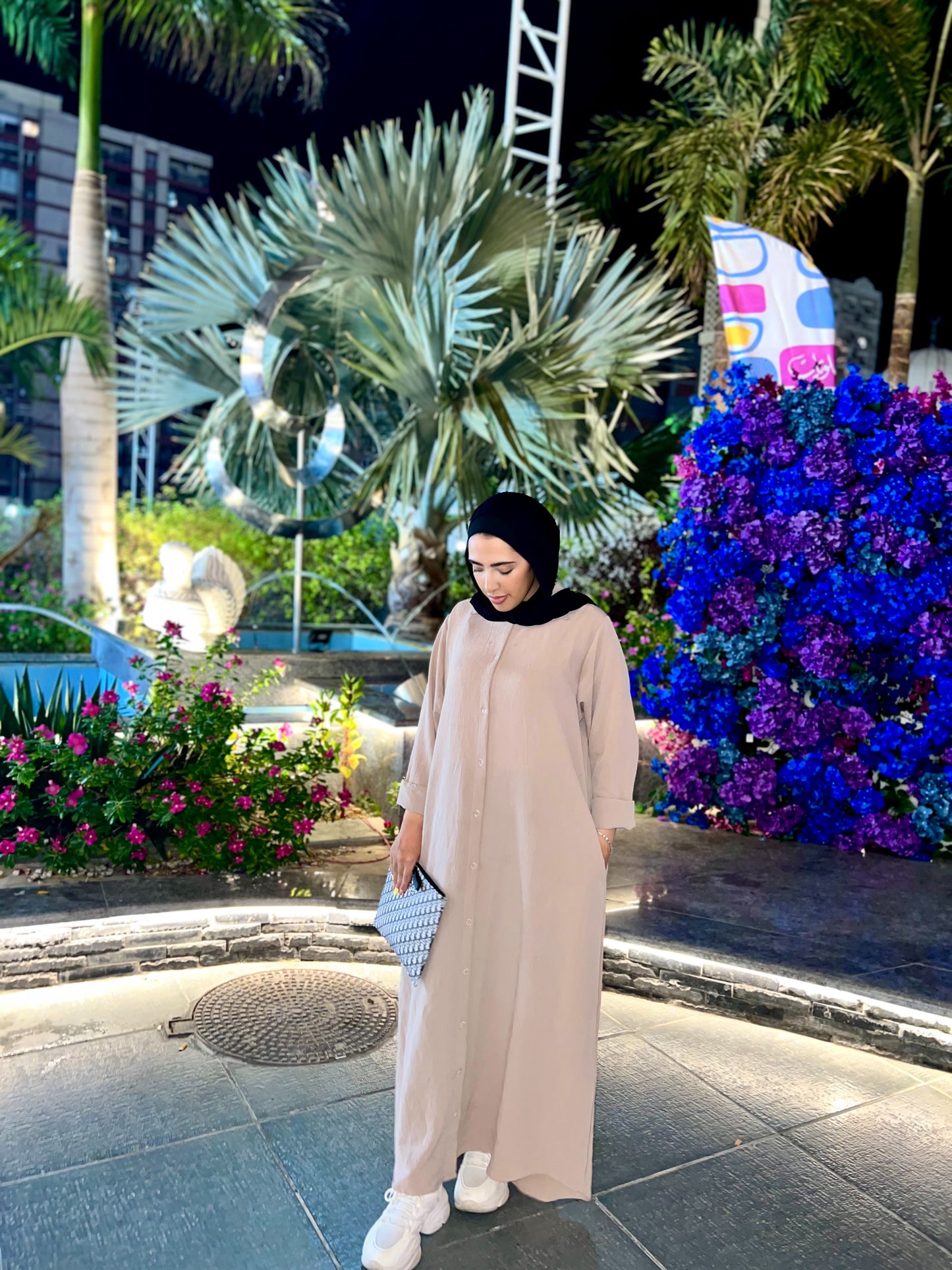 Soft dress -beige