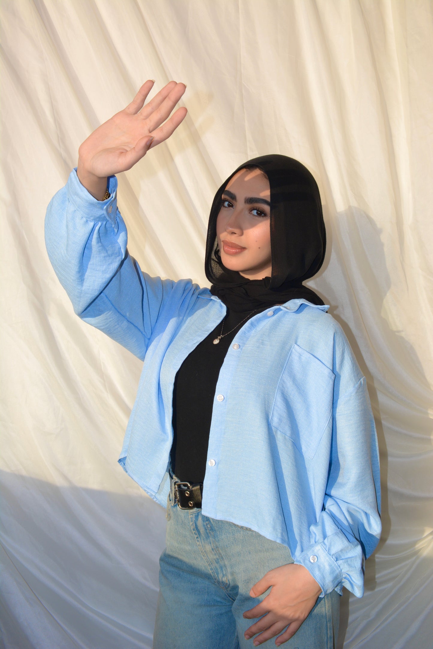 Sunset Ease Shirt -blue