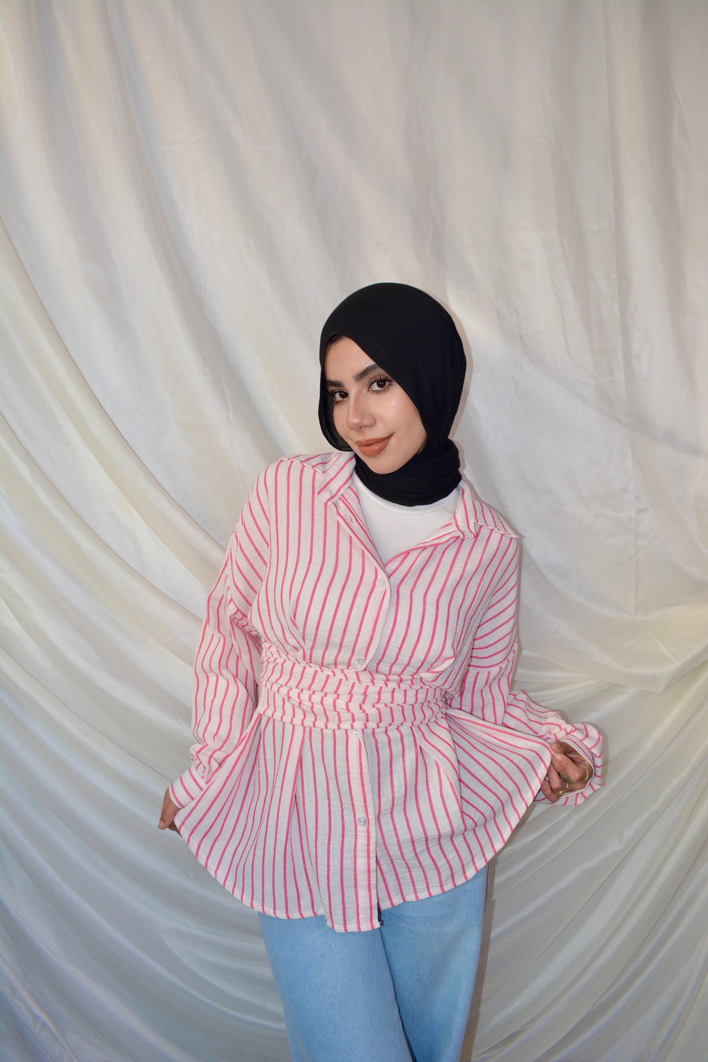 Belted shirt