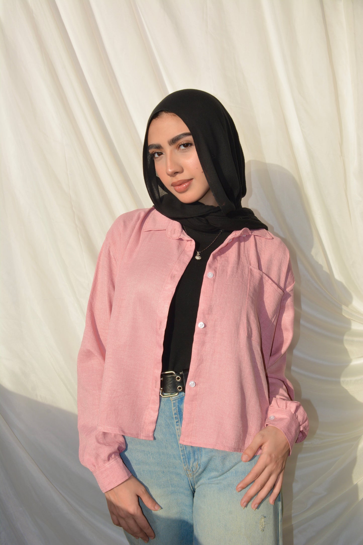 Sunset Ease Shirt -pink