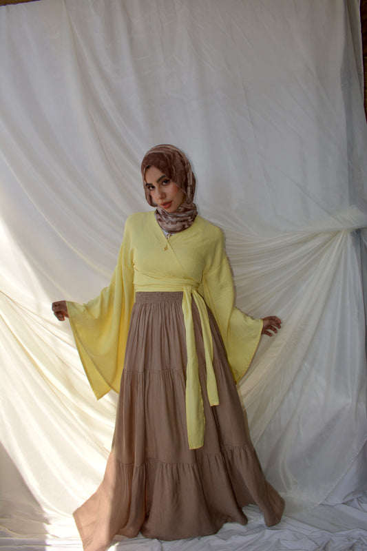 Noua skirt _Beige