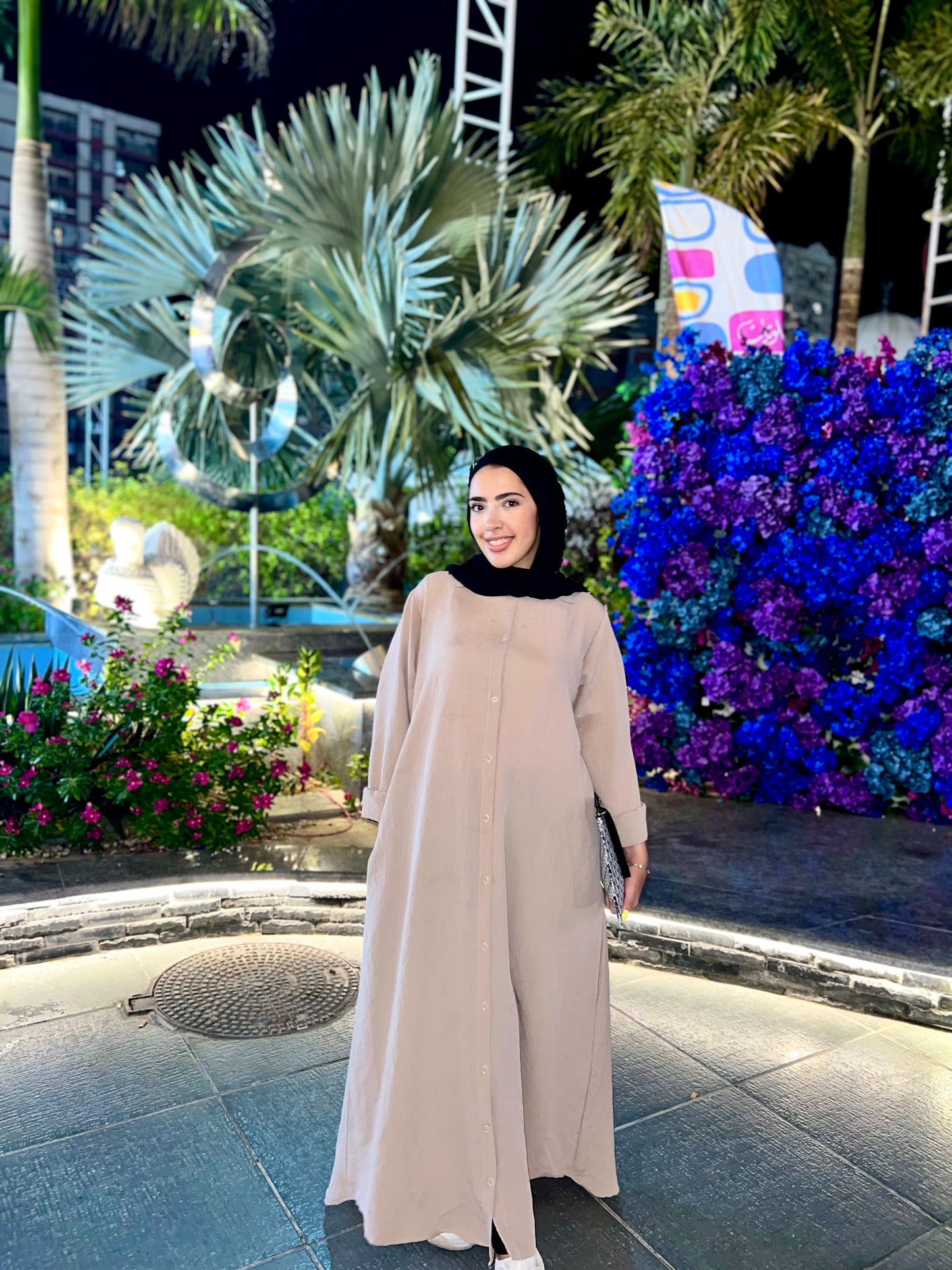 Soft dress -beige