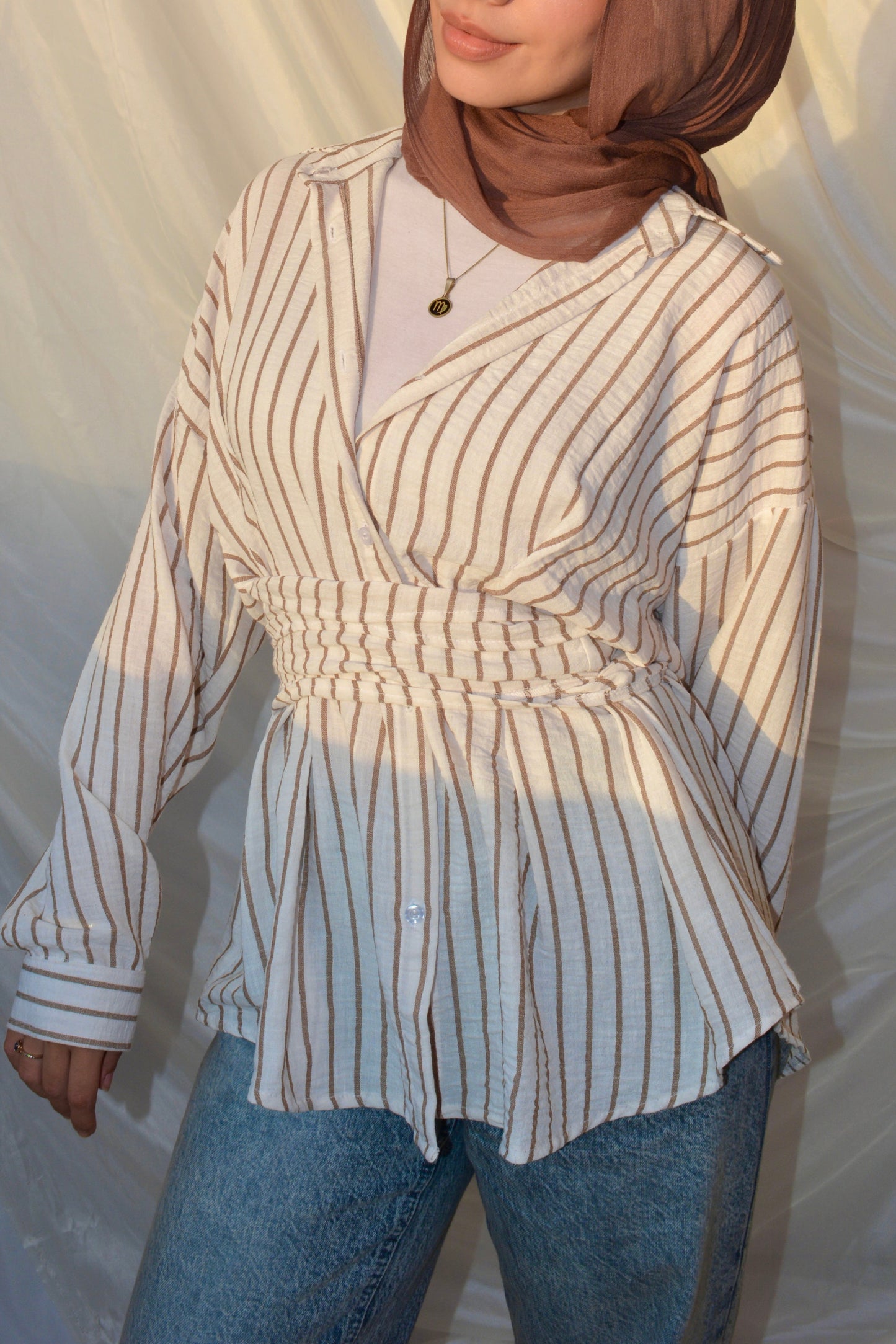 Belted shirt
