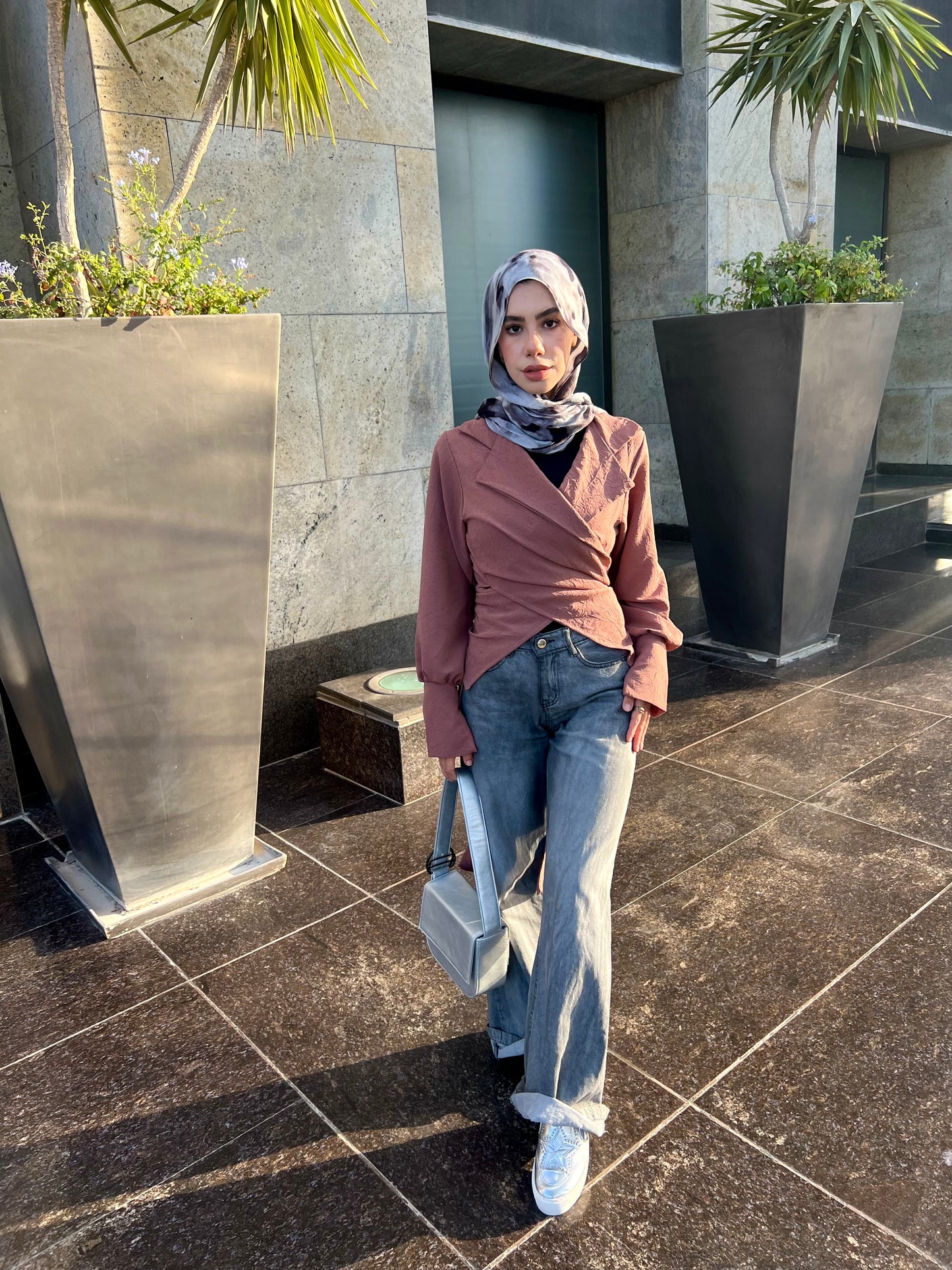 Wrap Elegance top (Havan)