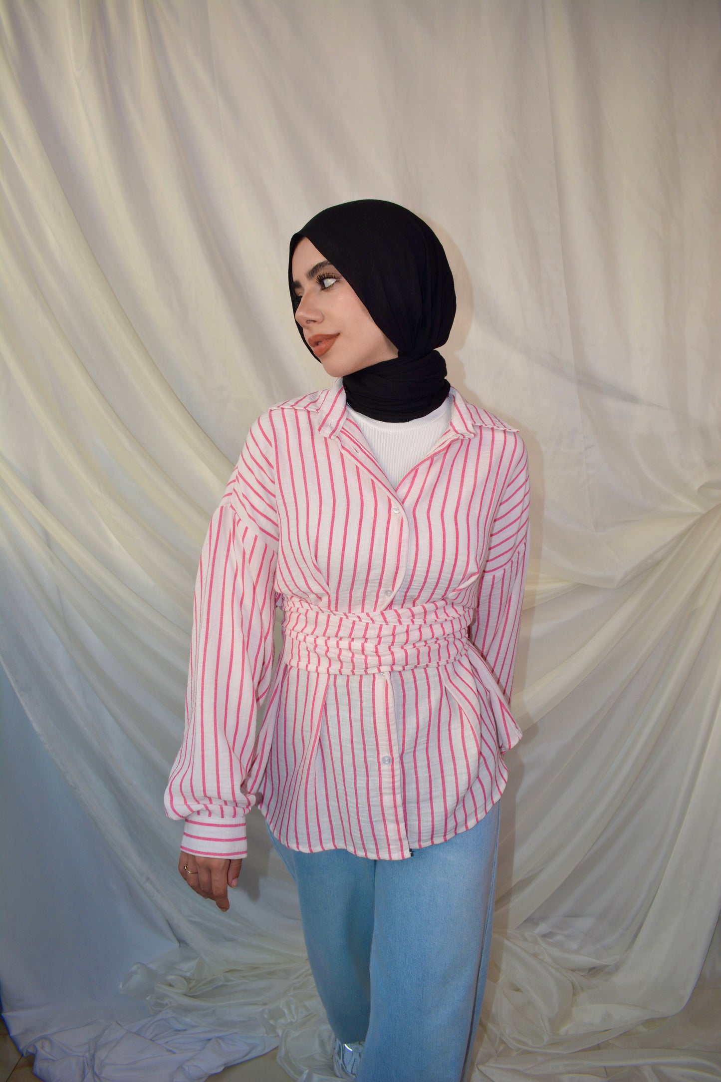 Belted shirt