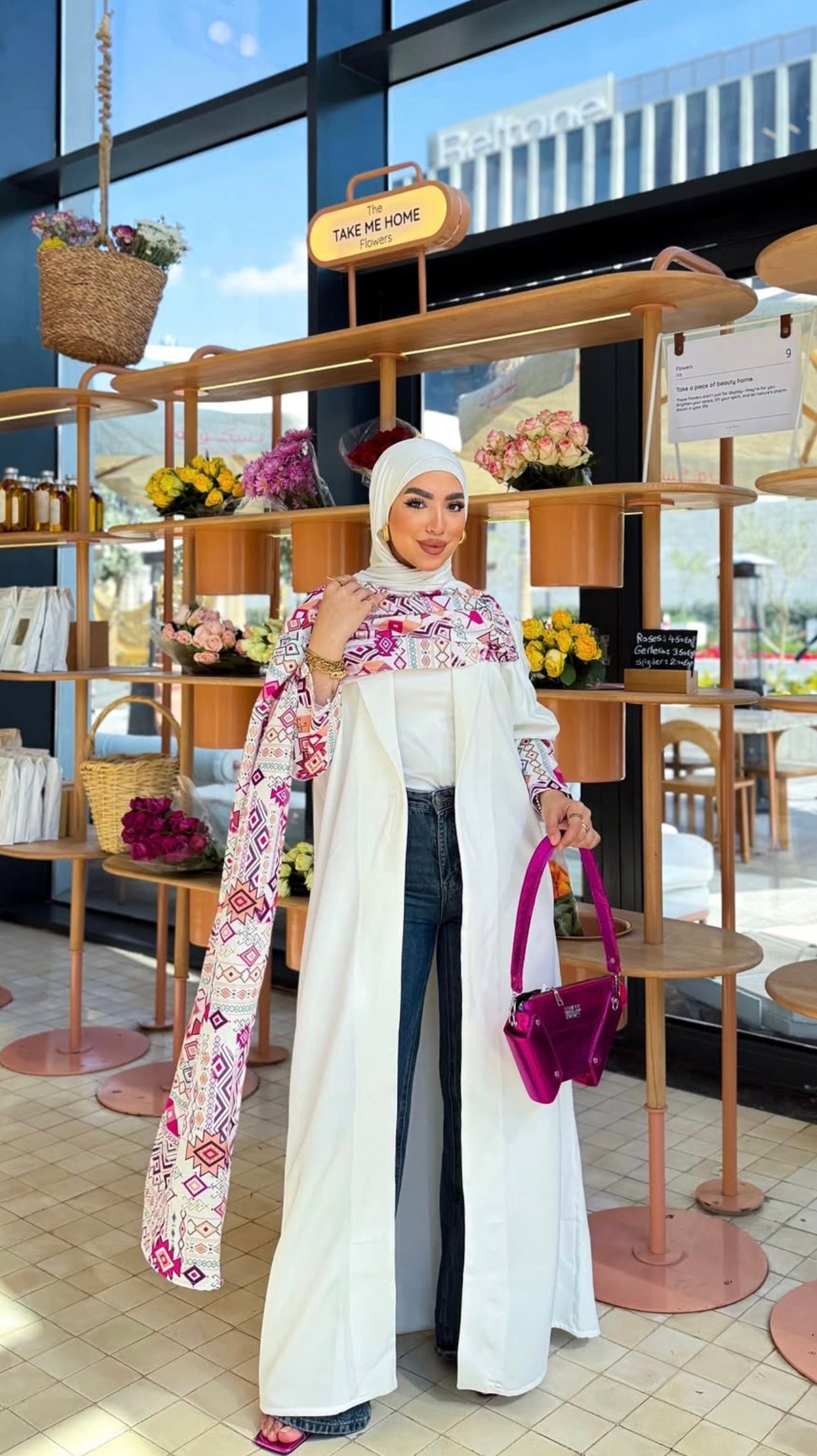 Pinksh Wrap Abaya