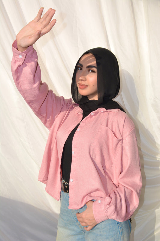 Sunset Ease Shirt -pink
