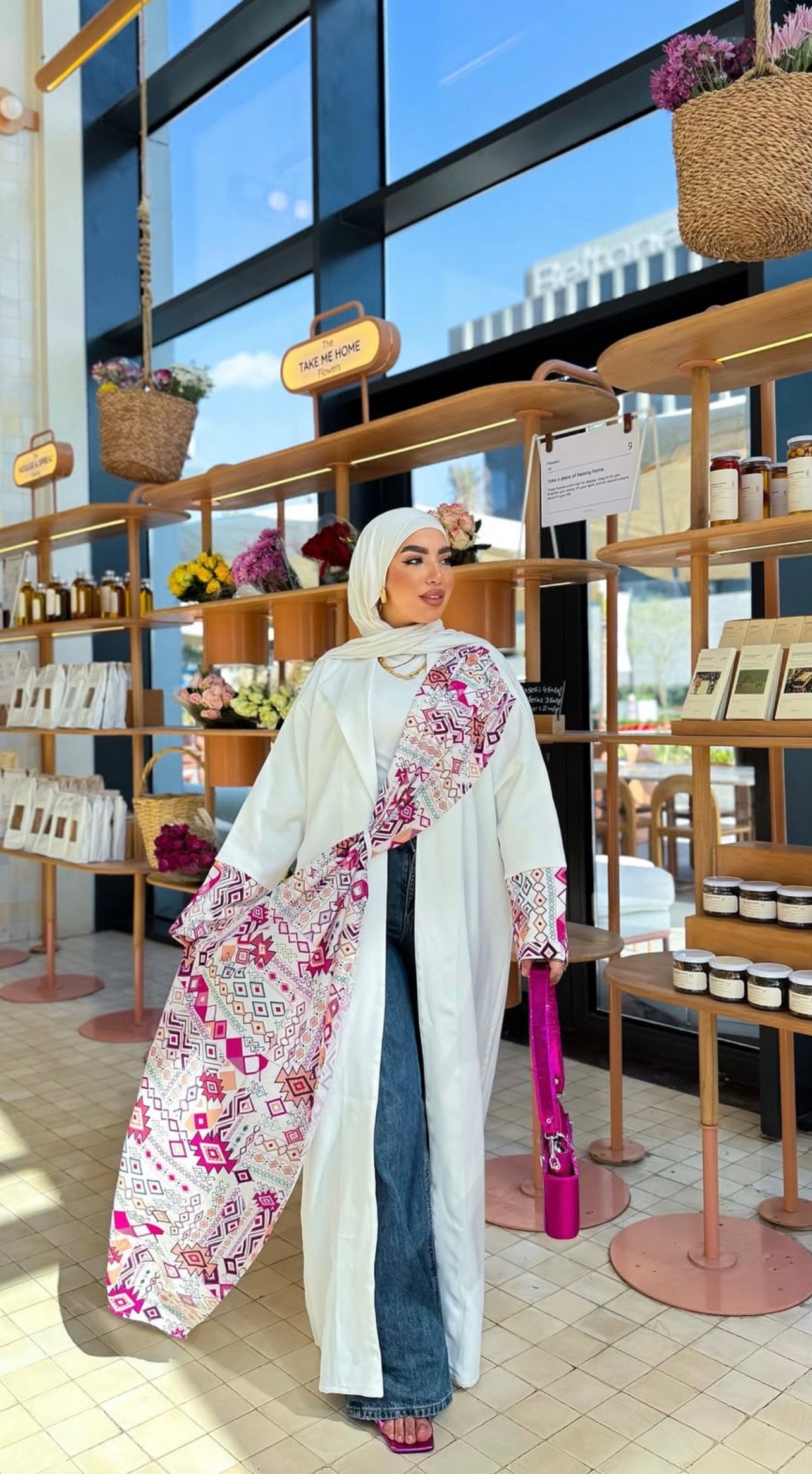 Pinksh Wrap Abaya