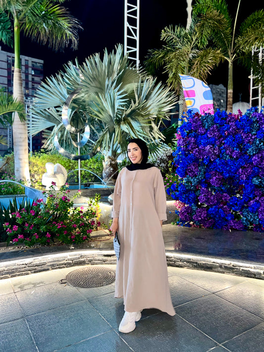 Soft dress -beige