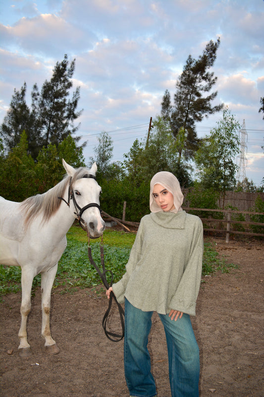 Cozy Pullover -Olive