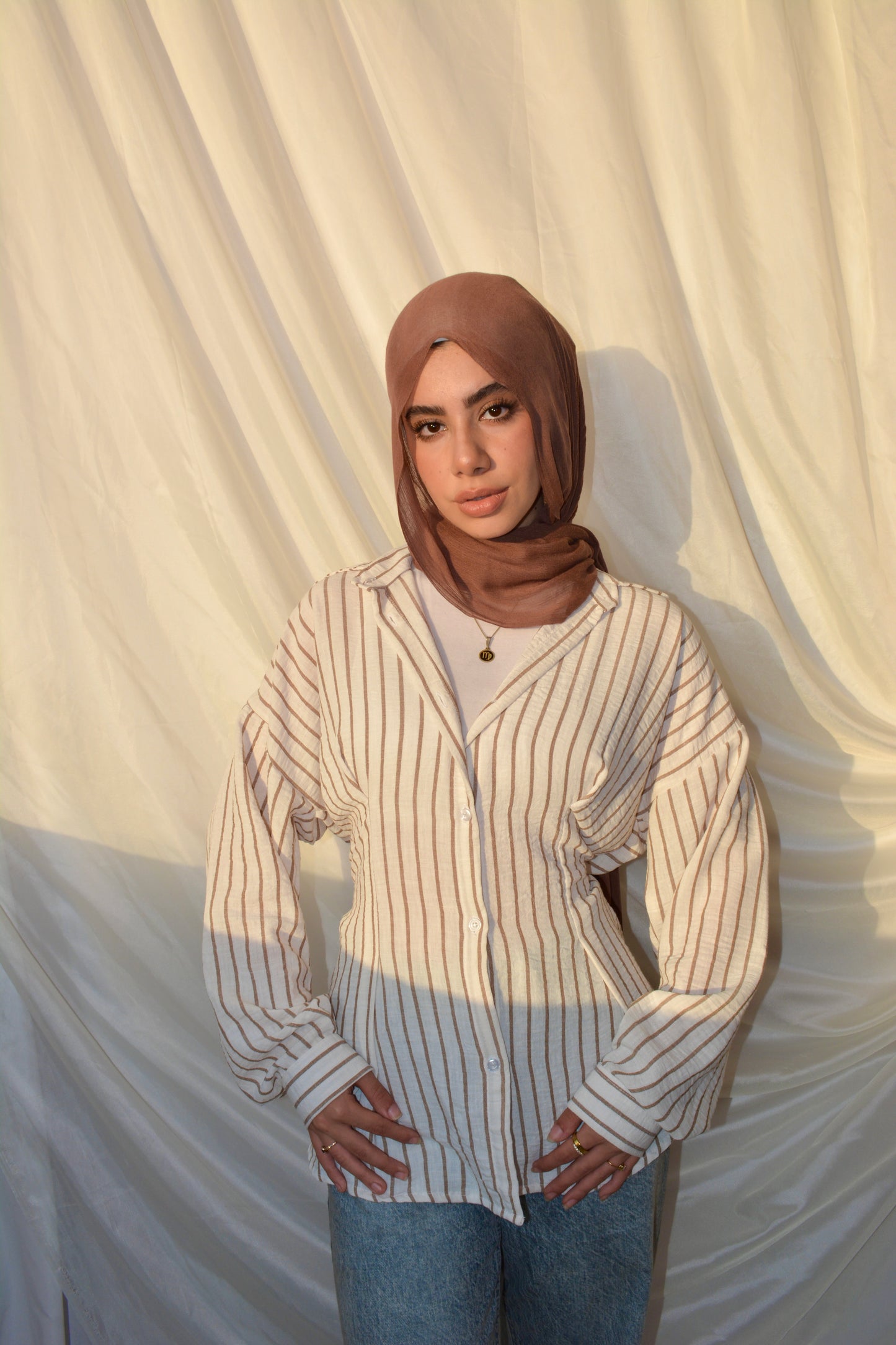 Belted shirt