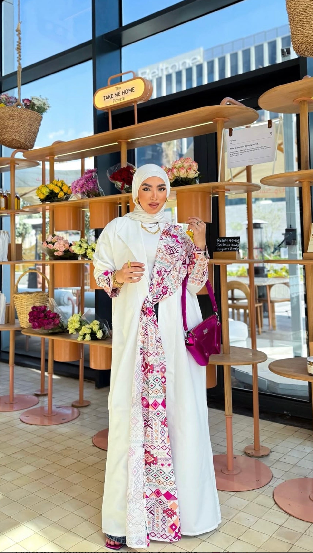 Pinksh Wrap Abaya