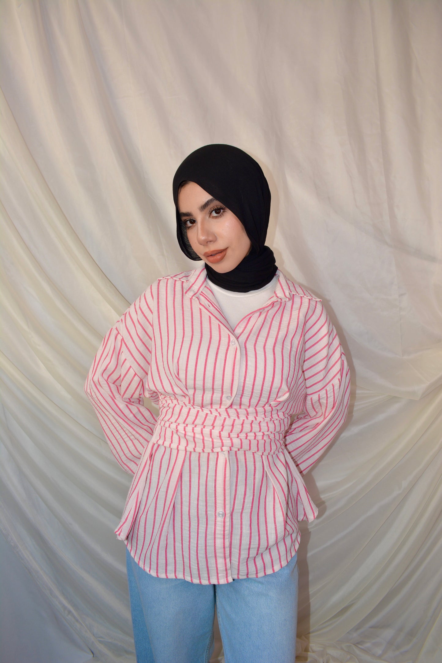 Belted shirt