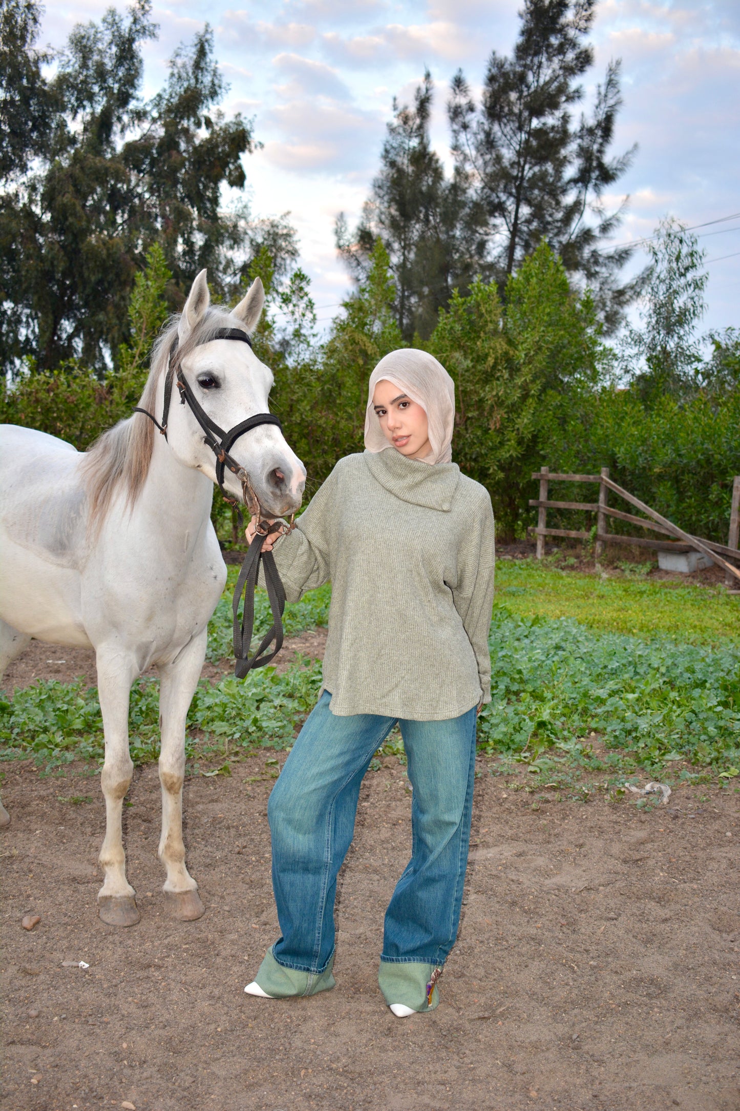 Cozy Pullover -Olive