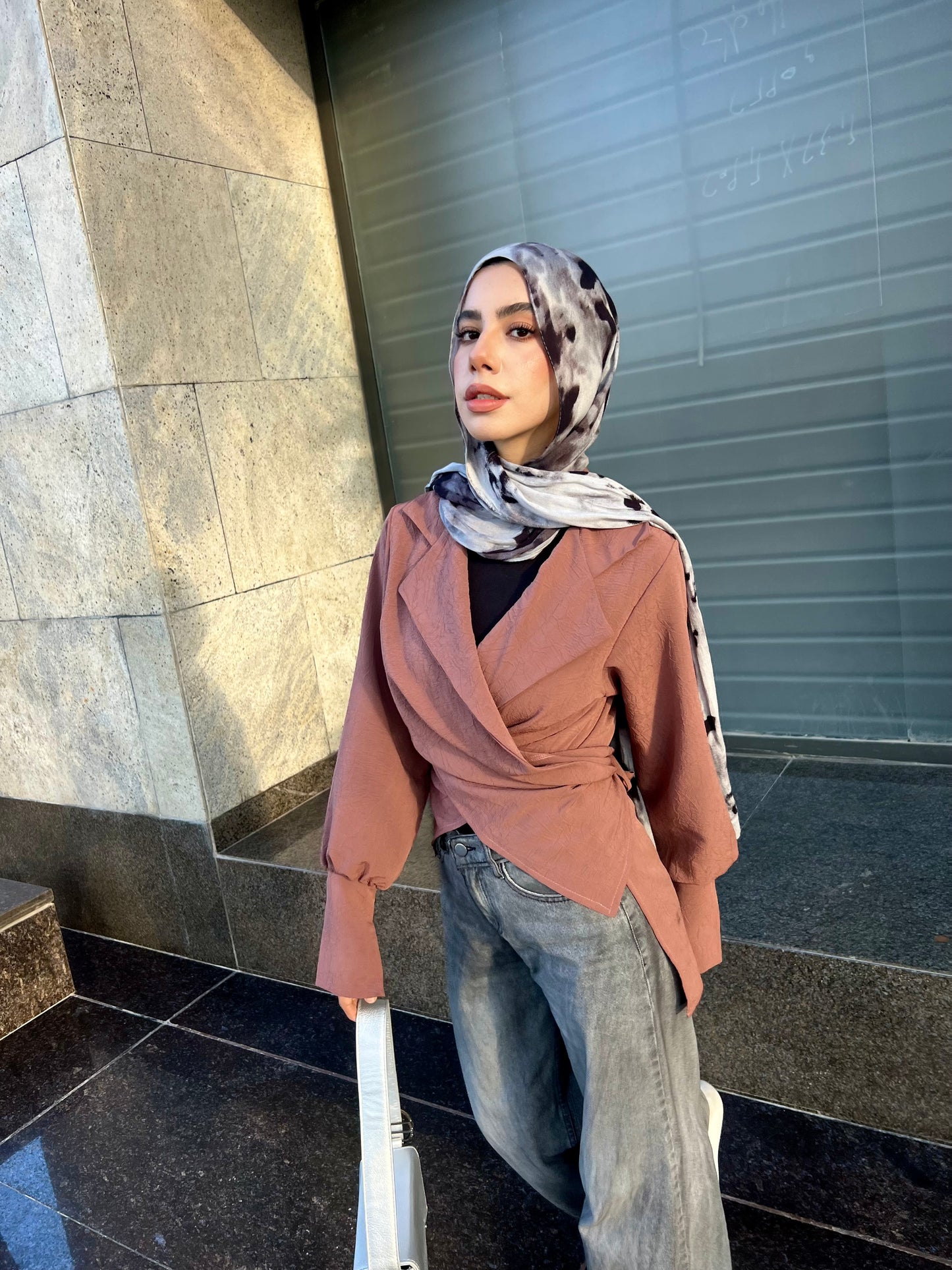 Wrap Elegance top (Havan)