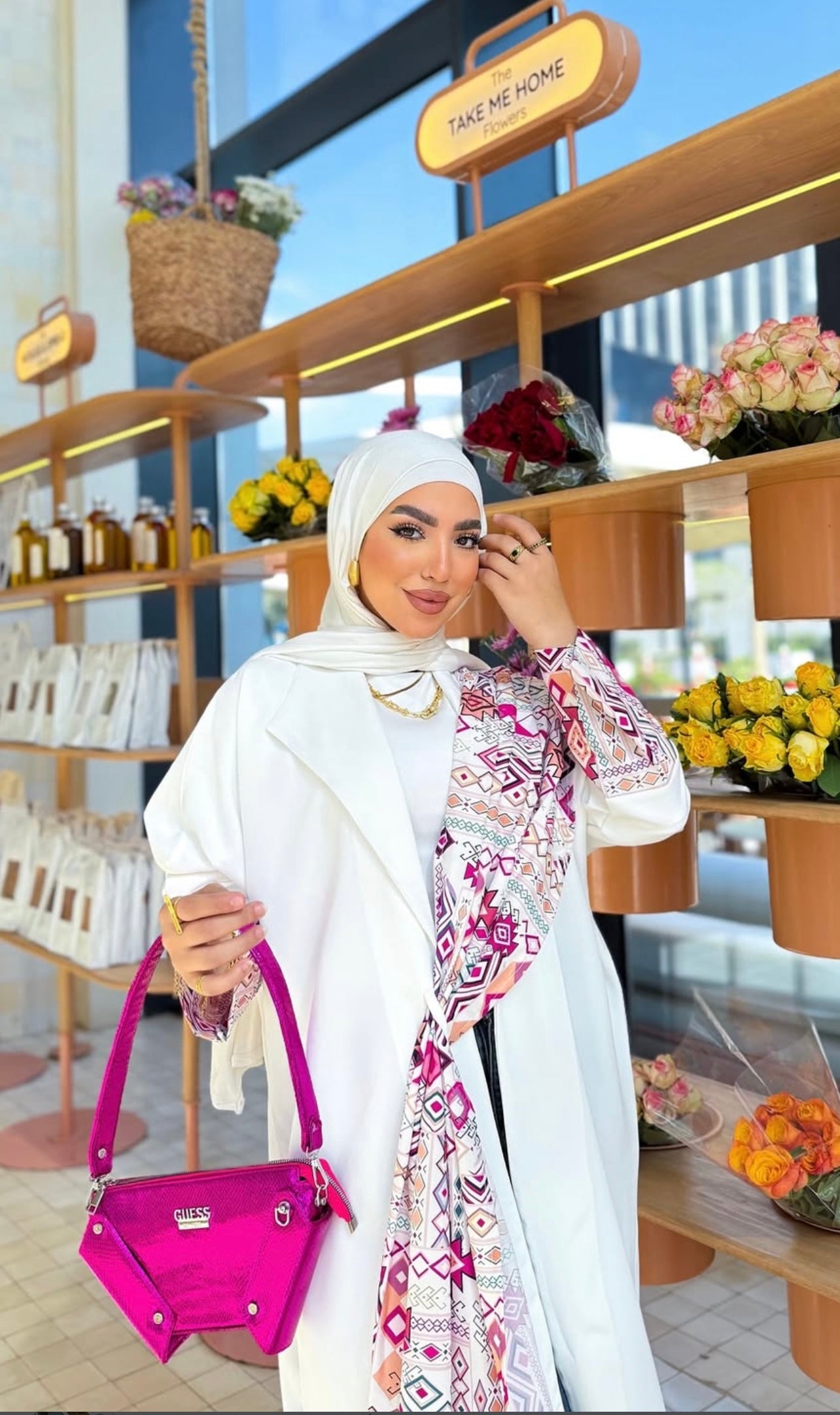 Pinksh Wrap Abaya