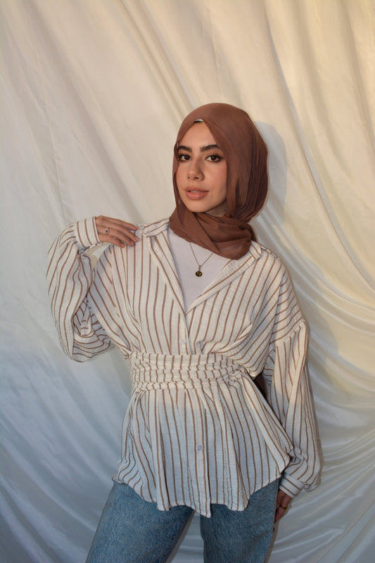 Belted shirt
