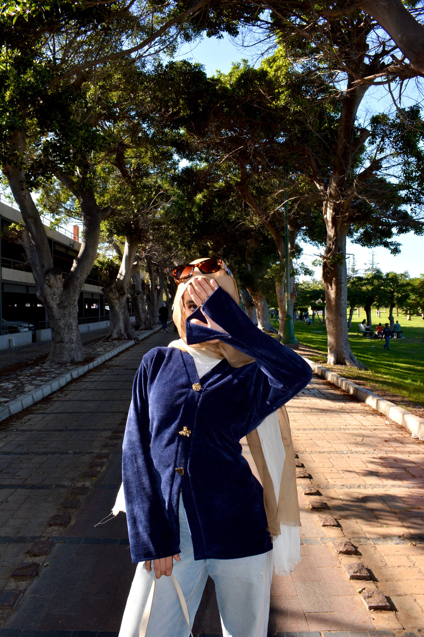 Velvet Glow _Navy blue