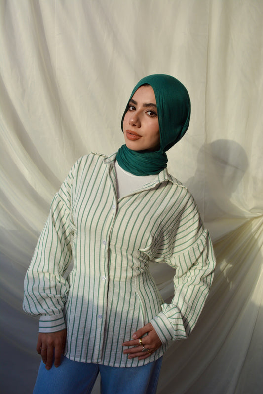 Belted shirt