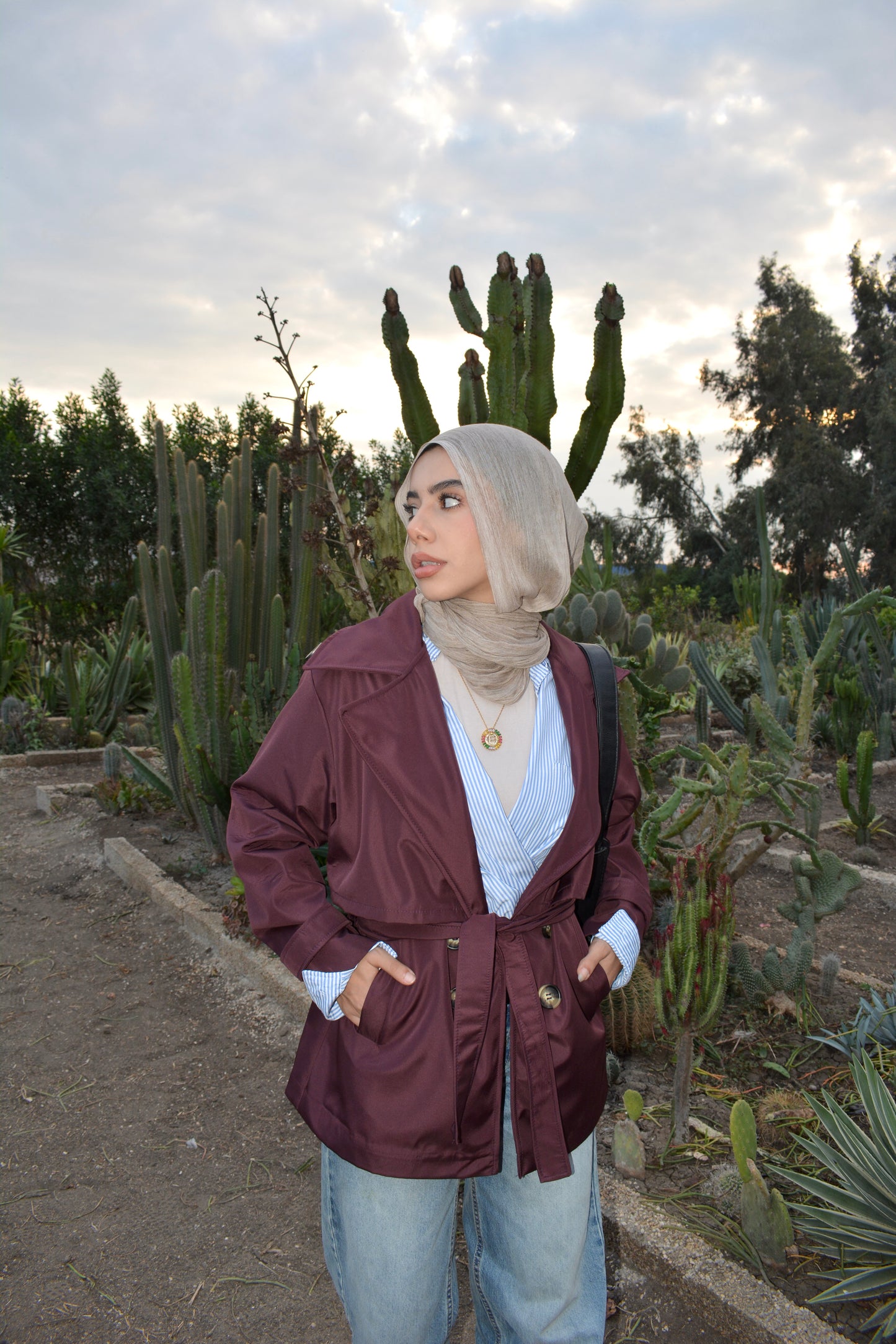 Waterproof Jacket -Maroon