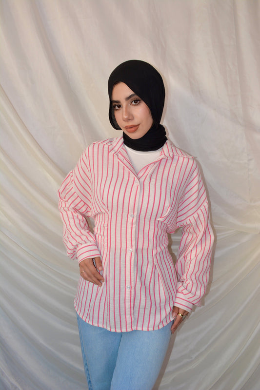 Belted shirt