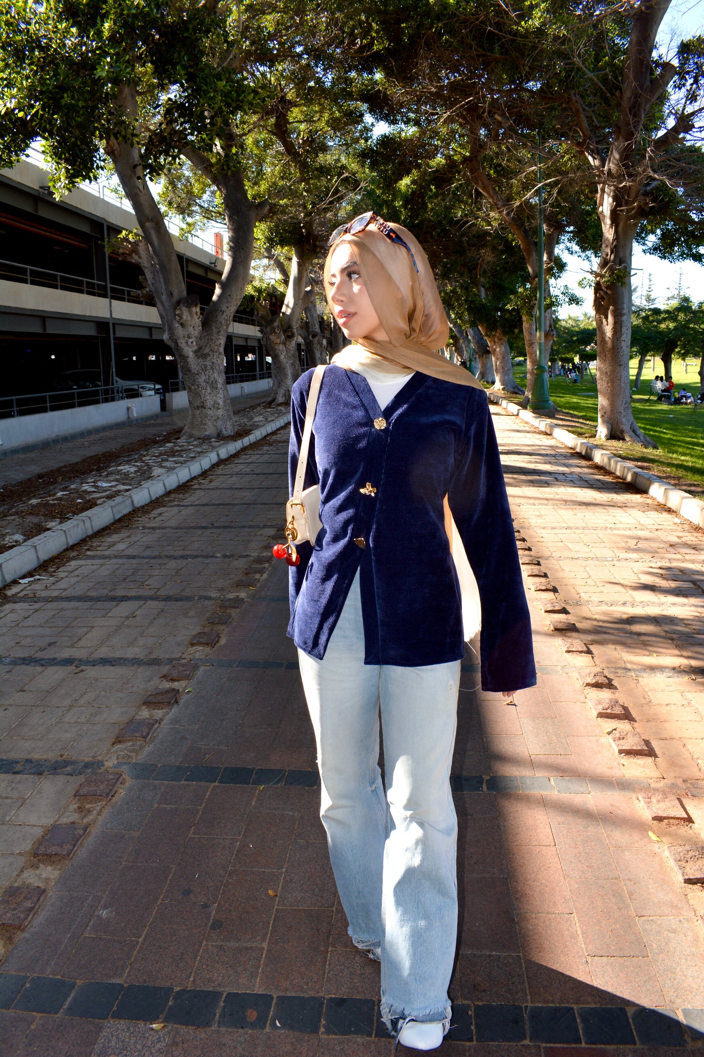 Velvet Glow _Navy blue