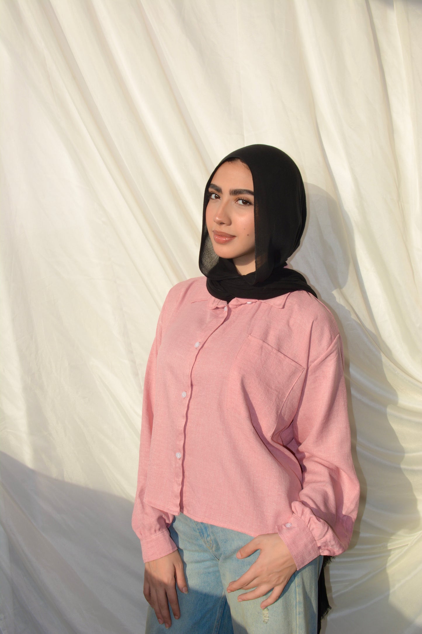 Sunset Ease Shirt -pink