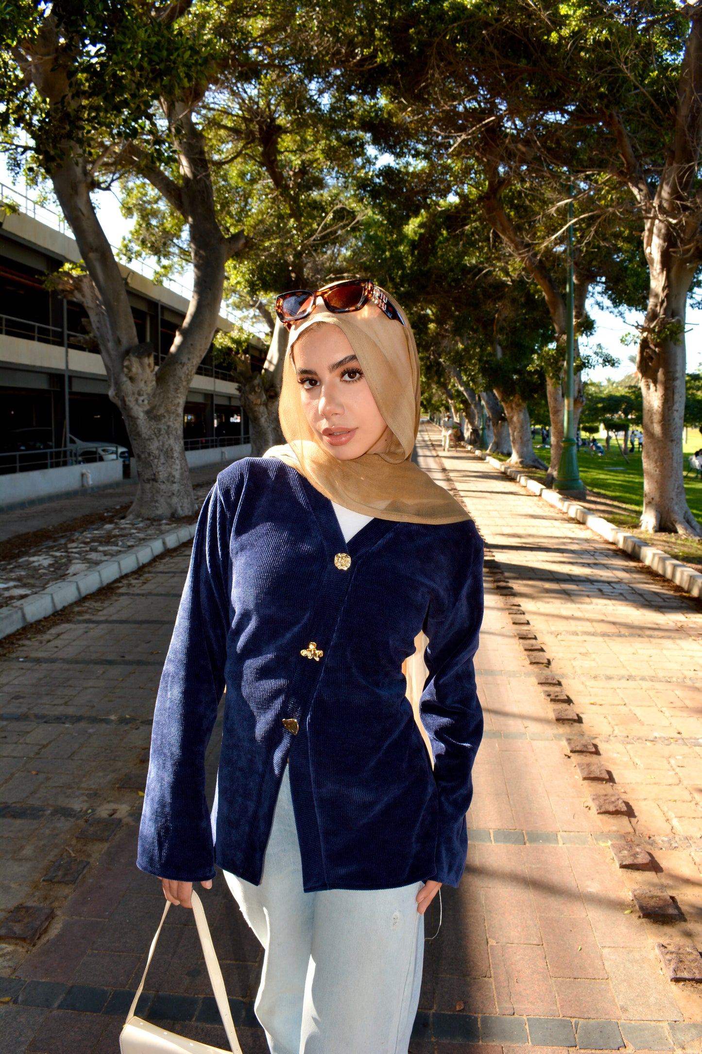 Velvet Glow _Navy blue