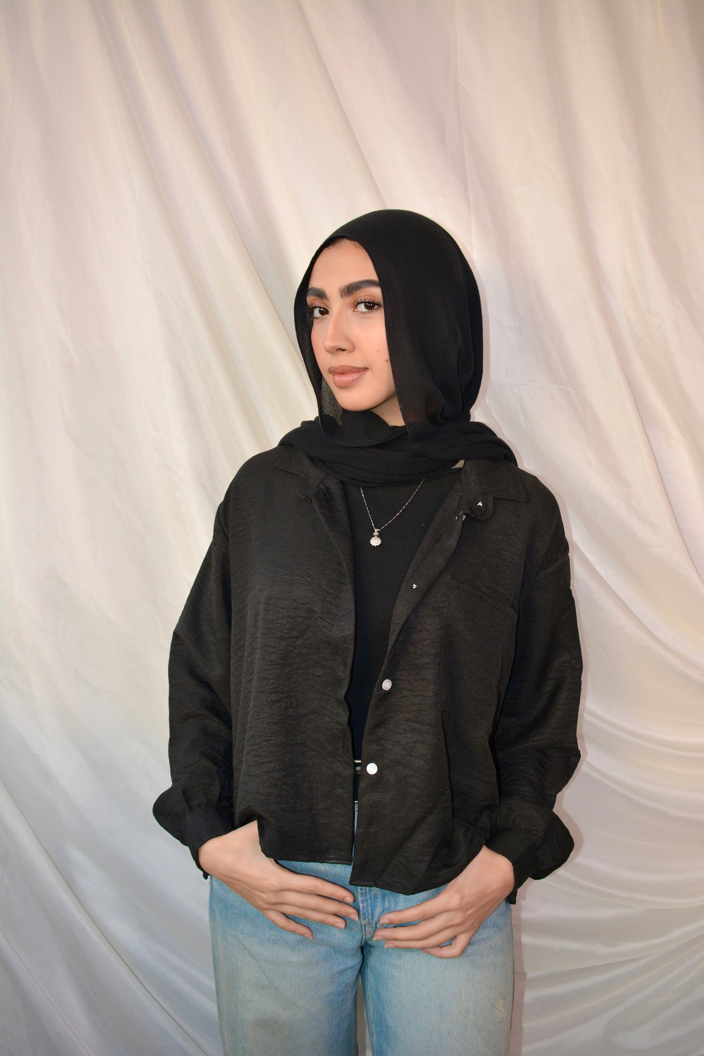 Sunset Ease Shirt -black