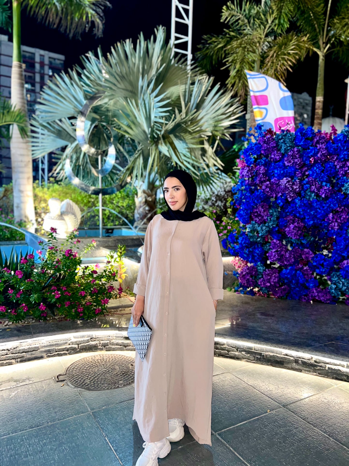 Soft dress -beige