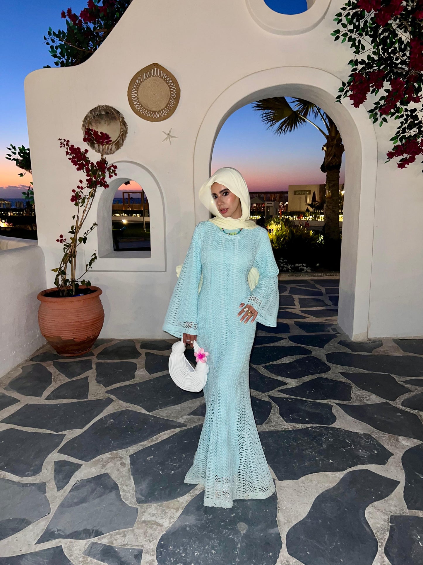 ZAYA Dress (AQUA )