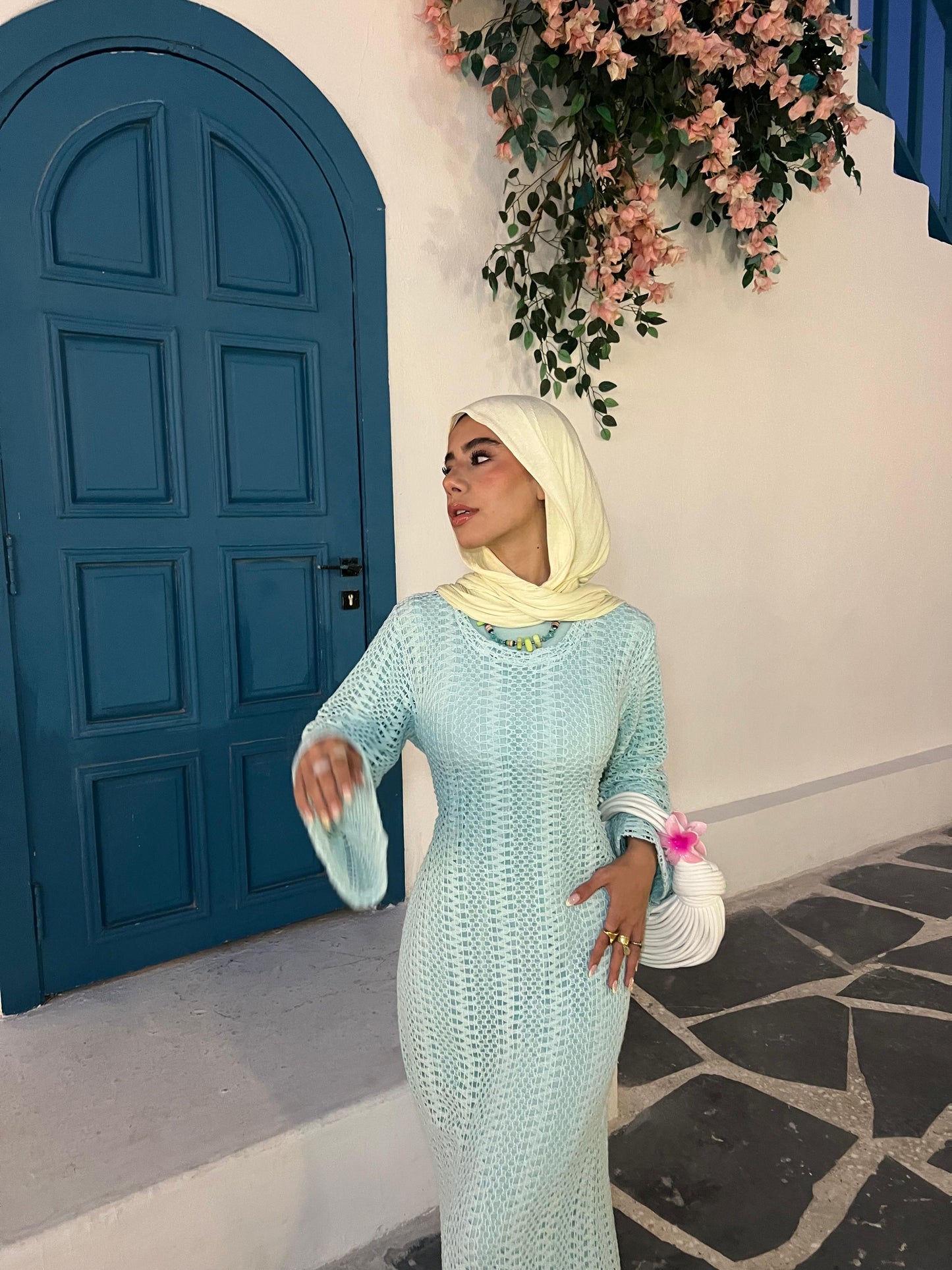 ZAYA Dress (AQUA )